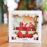 I Love You Mom 3D Pop-Up Card.