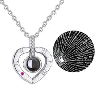 Mother's Day Message Card Insert & Love Necklace