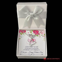 Mother's Day Message Card Insert & Love Necklace