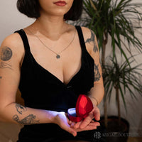 I Love You In Heart Message Imprint Necklace