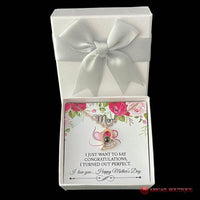 Mother's Day Message Card Insert & Love Necklace