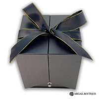 Heart Love Necklace With Preserved XL Red Rose Jewelry Box