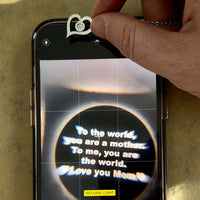 To The World You Are A Mother Necklace With Wooden Bamboo Plaque Set