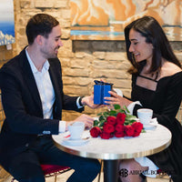 Forever Blossom Preserved Rose Jewelry Box With Projection Necklace