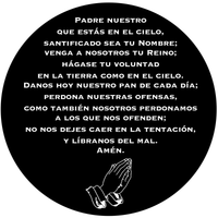 Lord's Prayer Cross Necklace