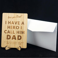 I Love You Dad Keychain