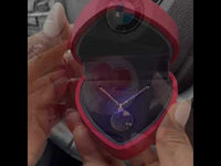 I Love You In Heart Message Imprint Necklace