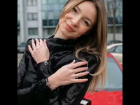 Heart Love Necklace With Preserved XL Red Rose Jewelry Box