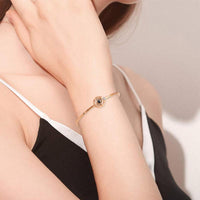 100 Languages I Love You Bangle Bracelet.