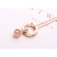 100 Languages I Love You Necklace.