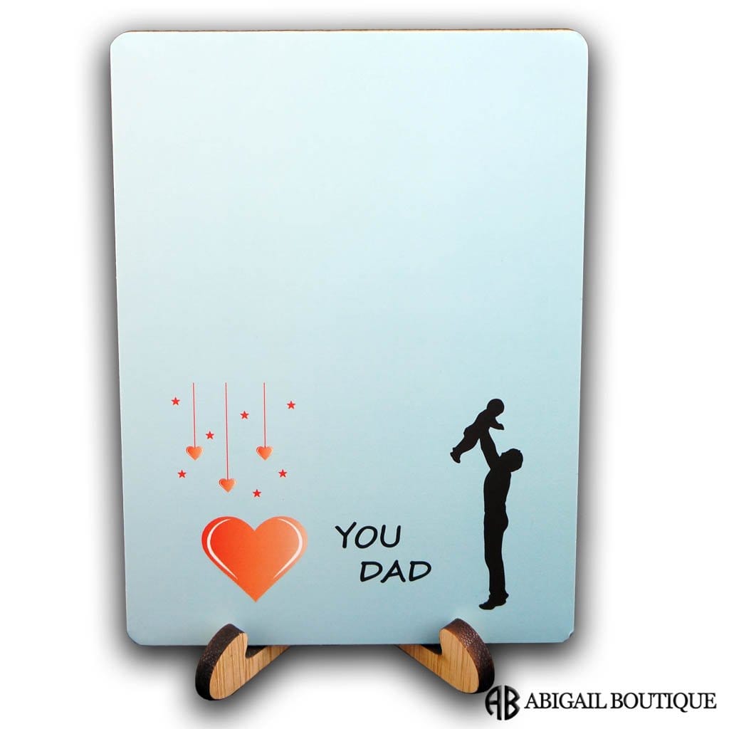 I Love You Dad Keychain