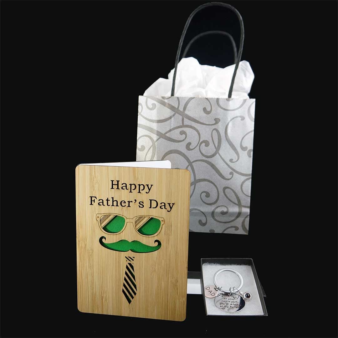 I Love You Dad Keychain.