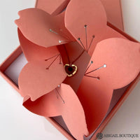 Origami Flower Jewelry Box