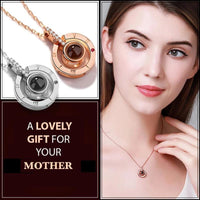 Mother & Daughter 100 Languages I Love You Necklace.