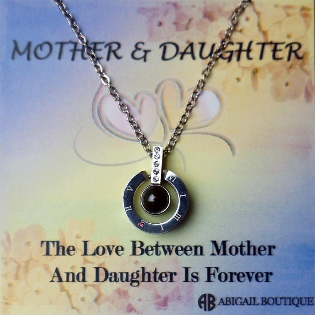Mother &amp; Daughter 100 Languages I Love You Necklace.