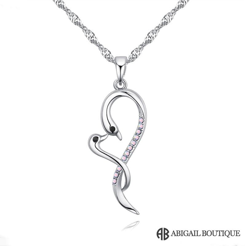 Motherly Love Swan Necklace.