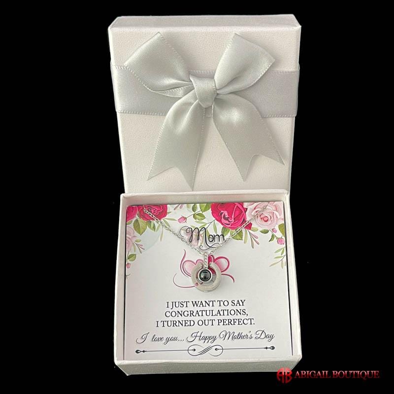 Mother&#39;s Day Message Card Insert &amp; Love Necklace
