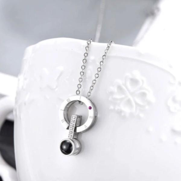 Mother &amp; Daughter &quot;I Love You&quot; Necklace.
