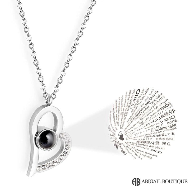 16 Mini Roses Jewelry Box with Love Necklace Set