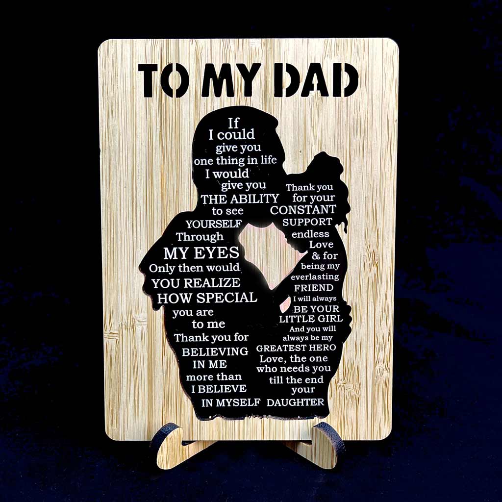 I Love You Dad Keychain