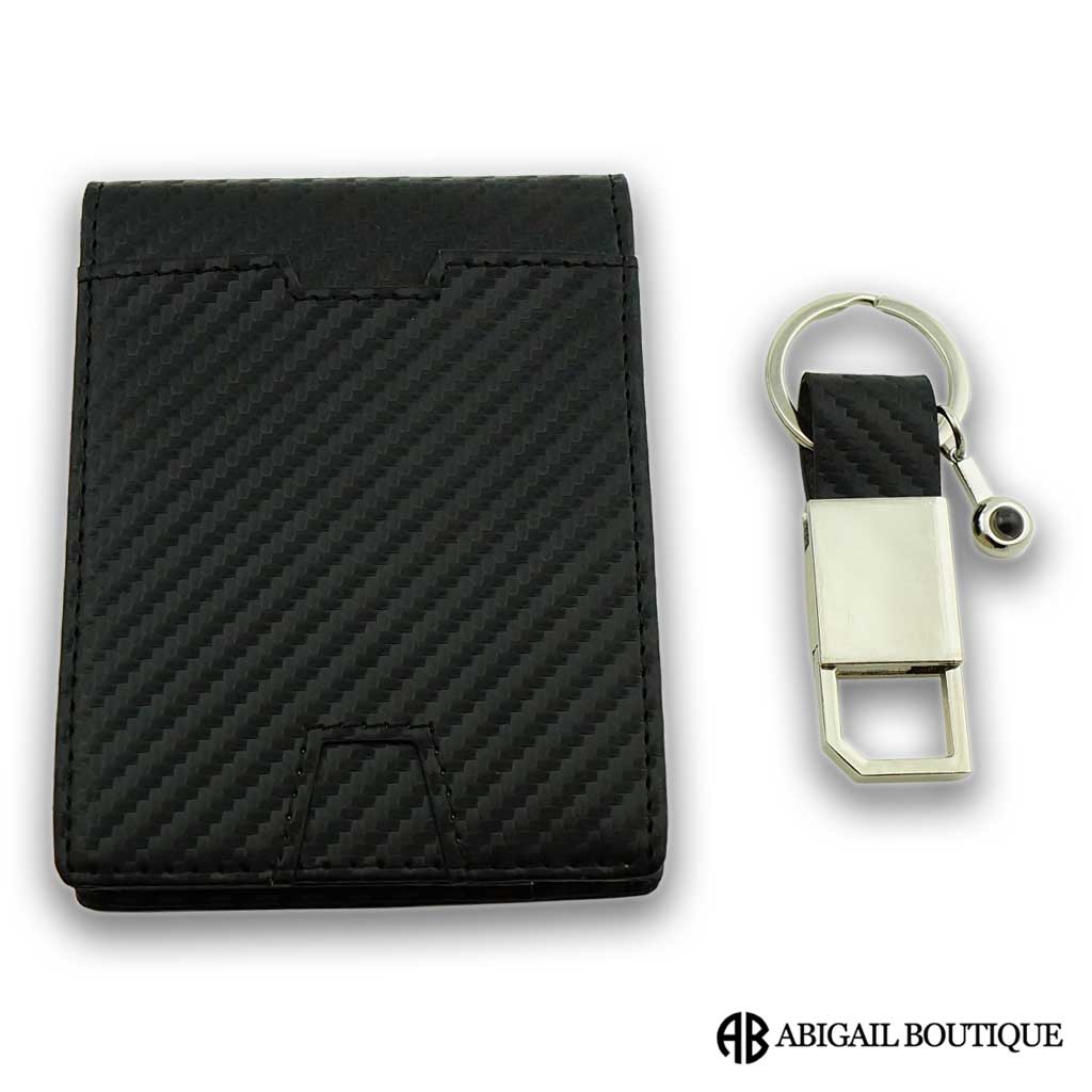 Wallet And Projection Keychain Gift Set For Your Man