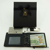 Wallet And Projection Keychain Gift Set For Your Man