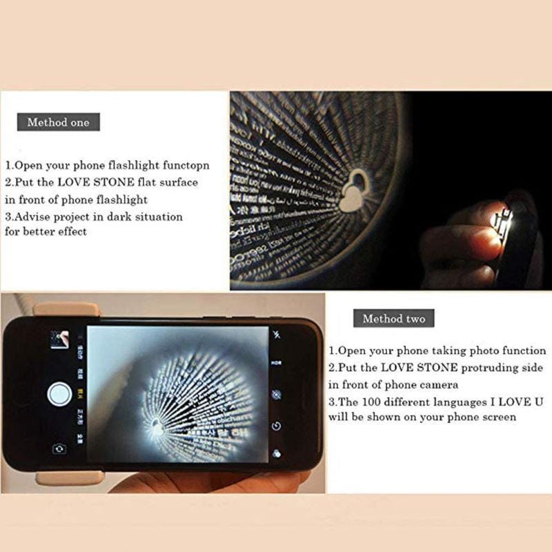 100 Languages I Love You Heart Necklace.